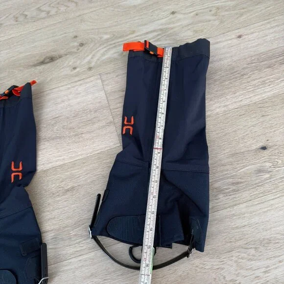 Hillsound Unisex Armadillo LT Gaiter Size Small Black Full Zip Waterproof HSG004 - Picture 11 of 12